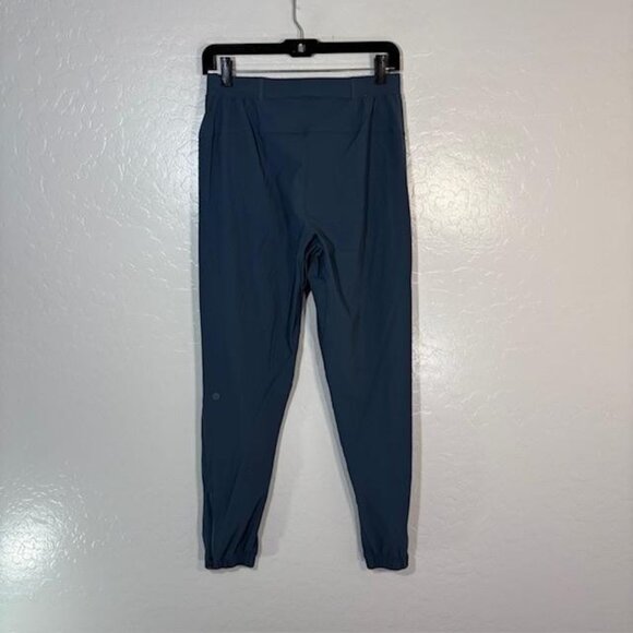 Lululemon Pants Mens Small Blue Jogger Zipper Cuffs Running Athletic Surge - Picture 3 of 8
